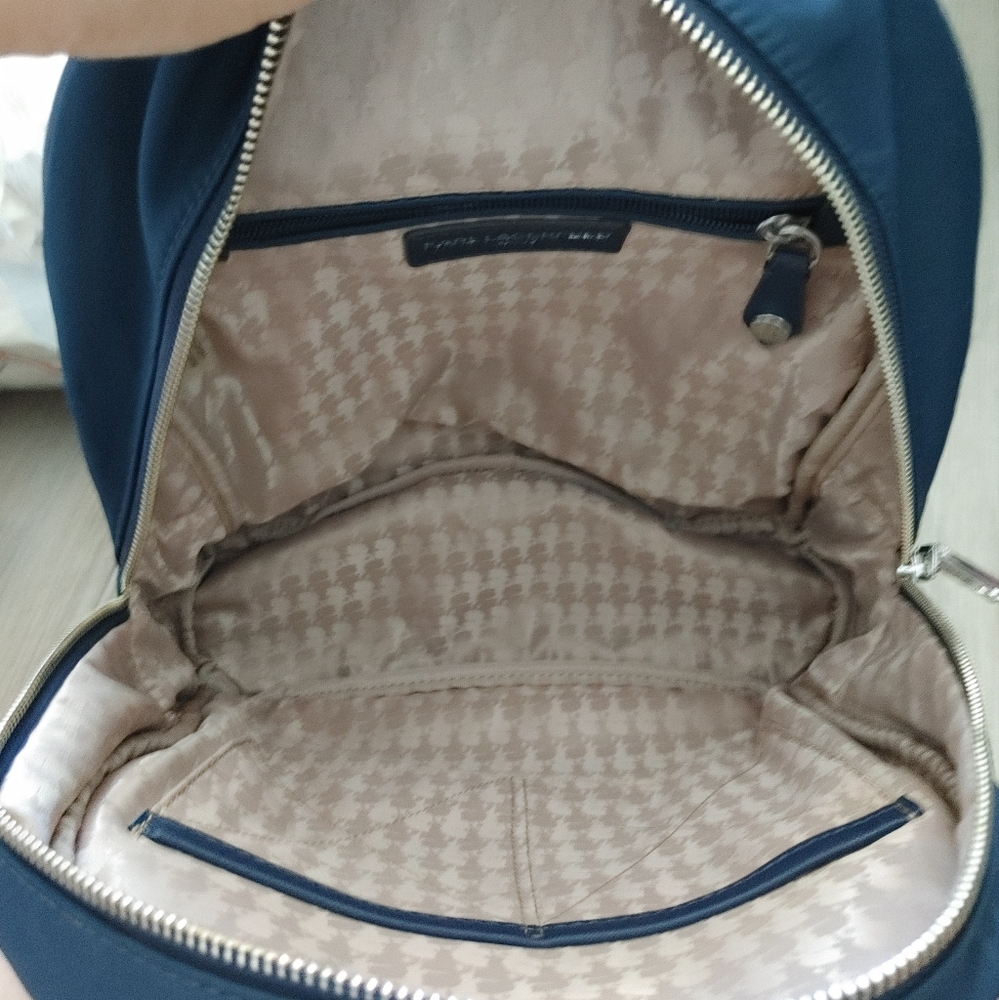 Karl Lagerfeld Navy Nylon Backpack - Picture 4 of 16